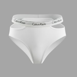 شورت زنانه مدل اسلیپ بغل باز مرلین سفید کلوین کلین