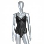 بادی فانتزی زنانه مدل پر دار راه راه 1044 - Image 2