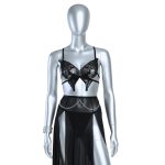 لباس خواب زنانه مدل پروانه ای دامن چاکدار لاوین