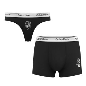 ست شورت کاپلی کبریتی طرح مینیون مشکی