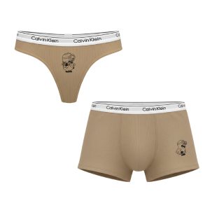 ست شورت کاپلی کبریتی طرح مینیون کرم