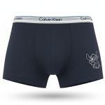 ست شورت کاپلی کبریتی طرح استیچ آبی نفتی - Image 2