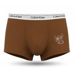 ست شورت کاپلی کبریتی طرح استیچ قهوه ای - Image 2